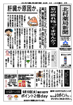 北村薬局新聞創刊！